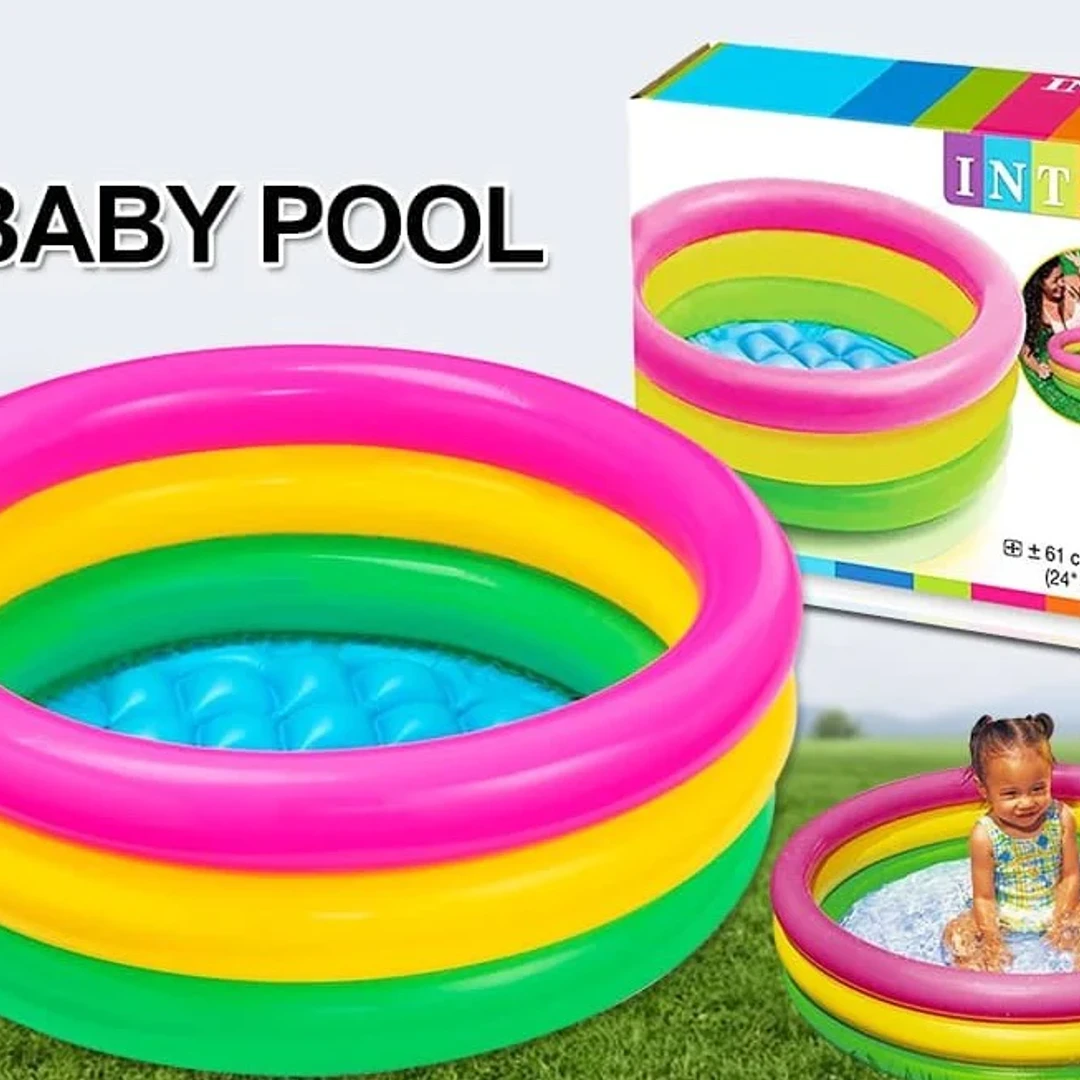 বেবি সুইমিং (পাম্পার সহ)-সাইজ 34"