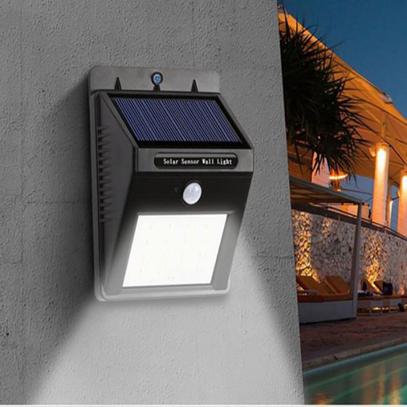 Solar Charging LED Sensor Light