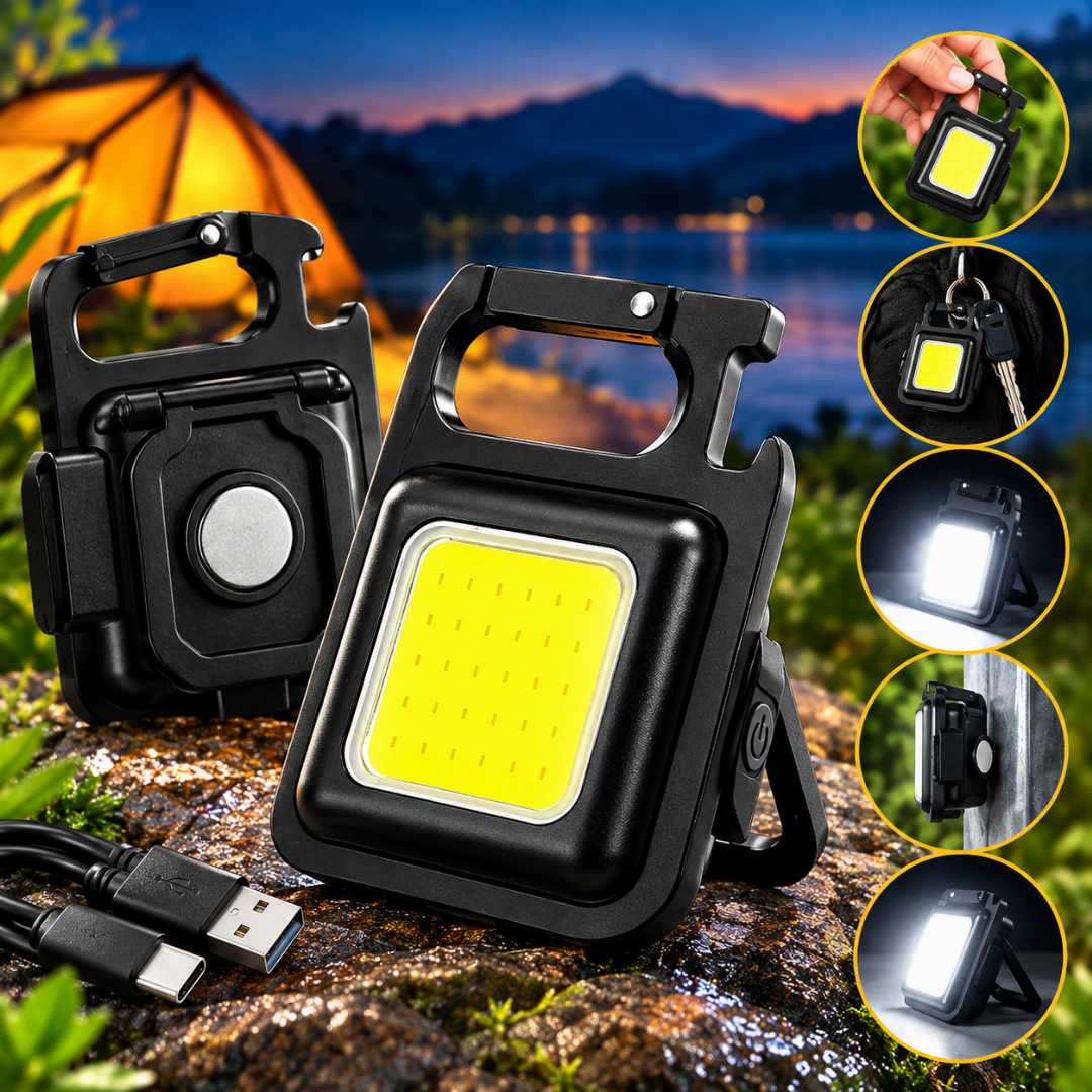 Rechargeable Mini LED Keychain Light